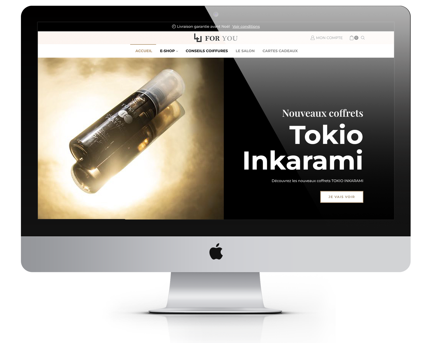 site-ecommerce-eshop-for-you Capture d'écran du site Nouvelle Aire créé par notre agence web à Lyon