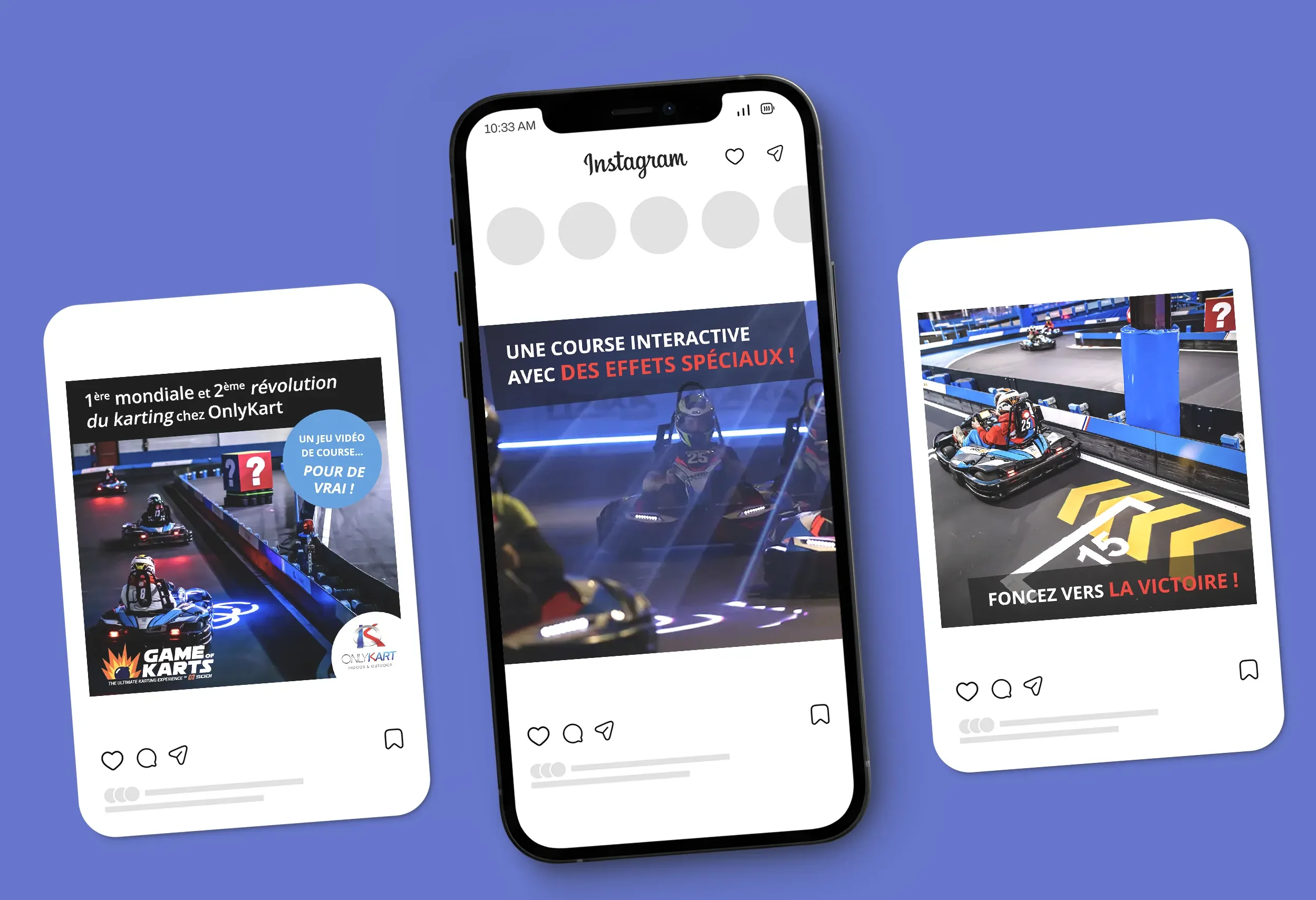 réseaux sociaux OnlyKart