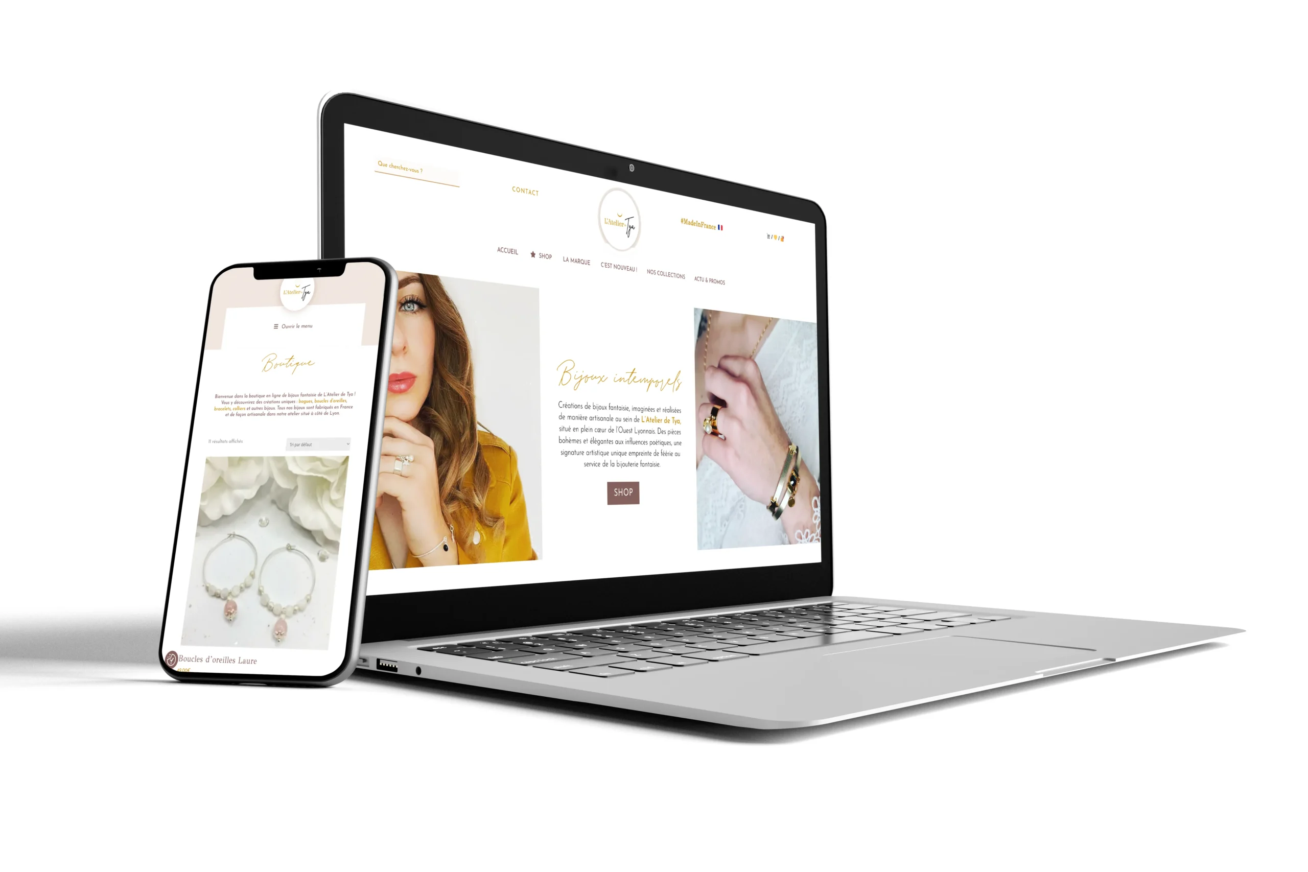 site-ecommerce-latelier-de-tya site e-commerce L'Atelier de Tya