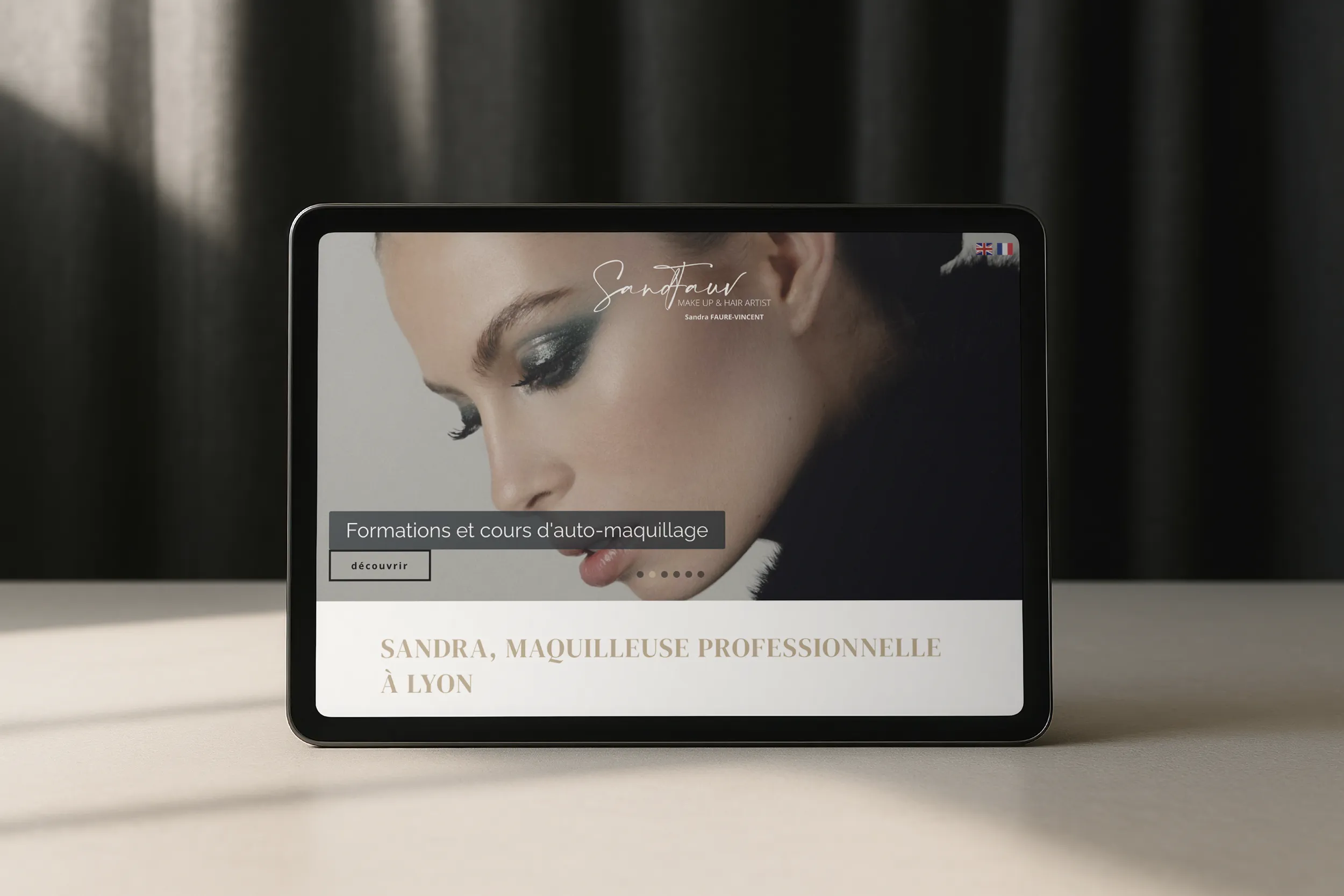 site web sandfauv maquillage